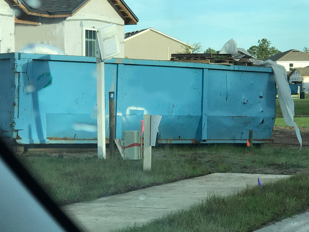 40 yard roll off dumpster rental truck in Lakeland Florida